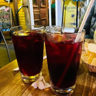 double fisting the sangrias