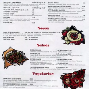 Menu Page 1