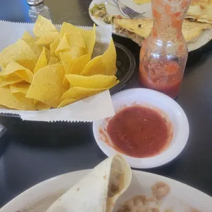 Stale chips and weak salsa