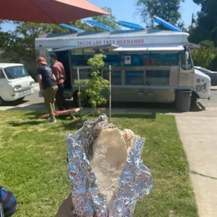 outside, burritos and wraps