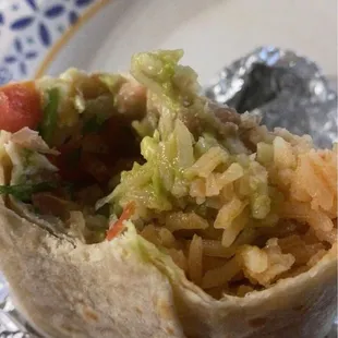 Guacamole Burrito