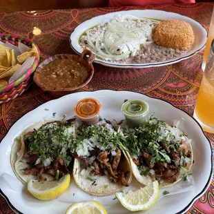 Pork and Pineapple Traditionales Tacos