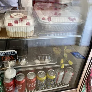 a refrigerated display case