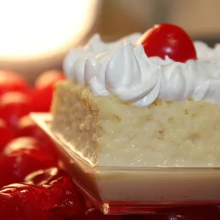 Tres Leches taking a Long, Cherry "Bubble Bath"