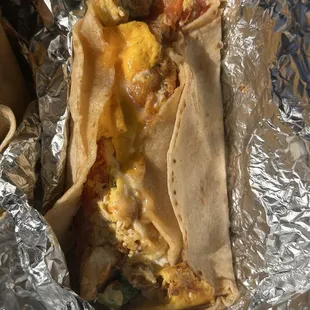 Maybe the Migas?  Pretty good