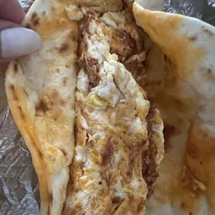 Chorizo and egg
