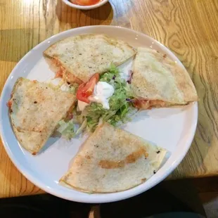 Shrimp quesadilla