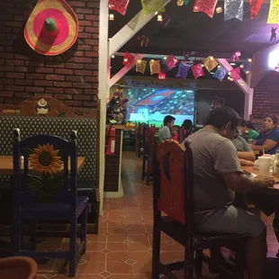 And look from inside the bar room