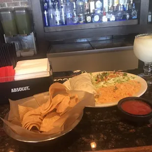 Jumbo Margarita And Vegetable Burrito