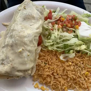 Fajitas burrito