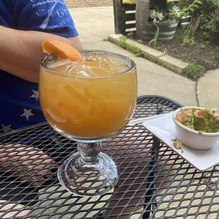Blood orange margarita