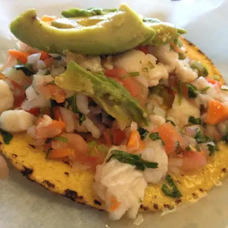 Tostada de Ceviche Plate