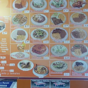 ramen and noodles, menu