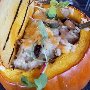 pumpkin risotto