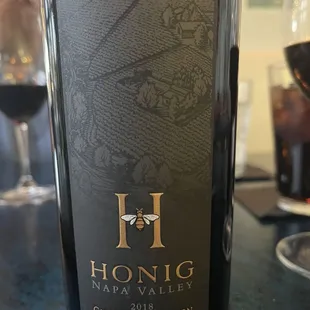2018 Honig Cabernet Sauvignon