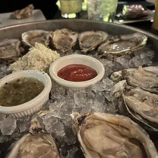 Oysters on The Half Shell*