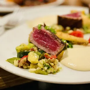 Market Fish: Seared Blue Fin Tuna
