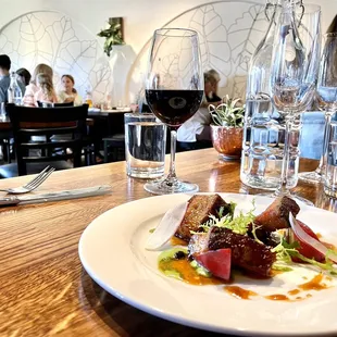 Crispy pork belly and cool vibes.