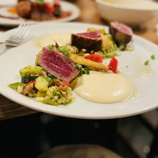 Market Fish: Seared Blue Fin Tuna