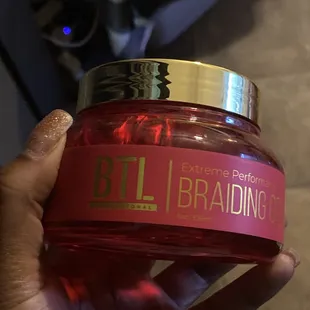Braiding gel