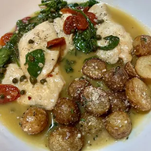 Chicken and potatoes