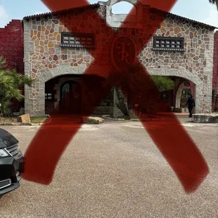 outside