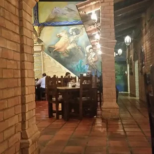 This restaurant is really beautiful inside.
