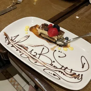 birthday dessert!