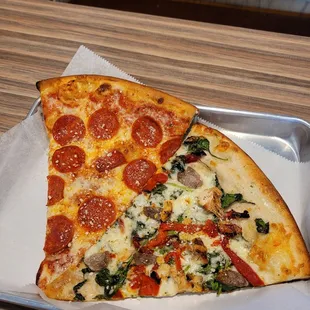 Tuscan slice and pepperoni