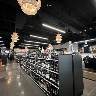 The liquor department