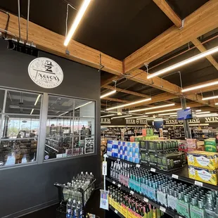 the inside of a store