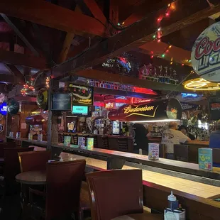 the interior of the restaurant