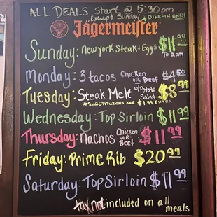 Specials
