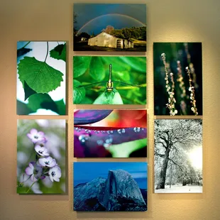 Floating art installation, a minimalist and budget friendly solution for wall decor.