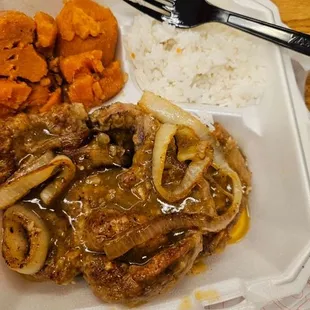 Smothered pork chops!!!