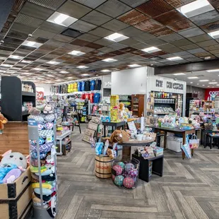 merchandising area