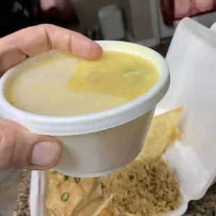 Very small egg drop soup
