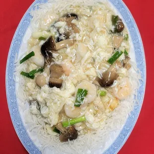 Shrimp &amp; Crabmeat in a Cloud