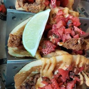 Chicken Pancake Tacos