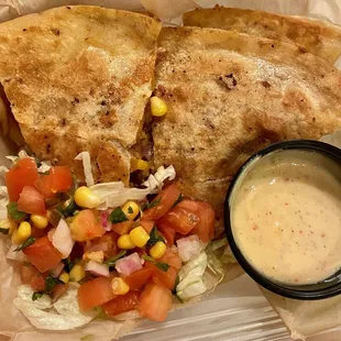 Shrimp and Bacon Quesadilla