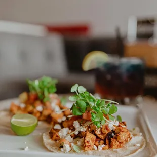 Tasty Tacos from Trez Art and Wine Bar