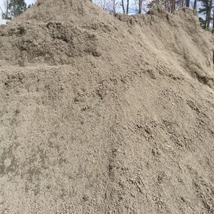 Screened topsoil