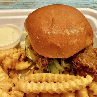 Honey Mustard Fried Chicken Sandwich