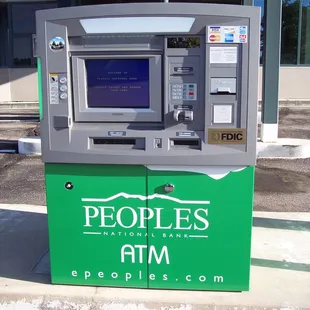 Large Format Printing for any needs. Custom ATM Wrap seen here.