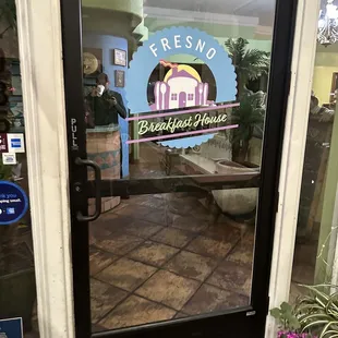 Entered breakfast house to get order.....