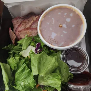 Tri-tip BBQ ,salad, and beans