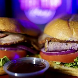 Our Classic BBQ Tri-Tip Sandwich.