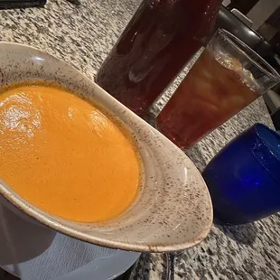Tomato Soup &amp; Ice Tea, Excellent!!