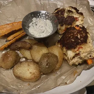 Lobster Stuffed Crab Cakes