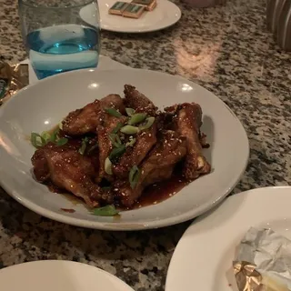 Ginger & Chili Glazed Smoked Wings
